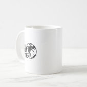 Respecteer je moeder, aarde, Natuur, milieu Koffiemok (Voorkant links)