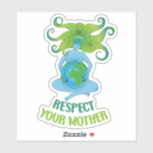 Respecteer je moeder, Vegan Activism Sticker (Vel)