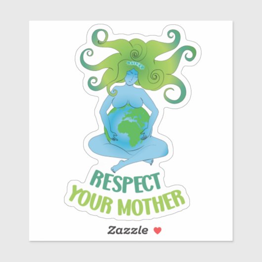 Respecteer je moeder, Vegan Activism Sticker (Vel)