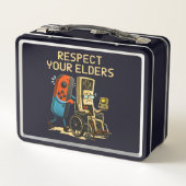Respecteer Je Ouderen Gaming Controle Retro Grappi (Achterkant)