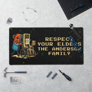 Respecteer je Ouderen Gaming Controle Retro Grappi Bureaumat