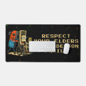 Respecteer je Ouderen Gaming Controle Retro Grappi Bureaumat (Keyboard & Muis)
