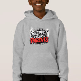Respecteer je ouders — Kinderen Hoodie / Knusse Ki