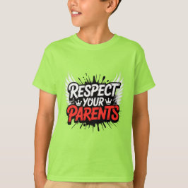 Respecteer je ouders — T-shirt voor kinderen / Lee