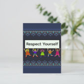 Respecteer Jezelf Postkaart (Staand voorkant)