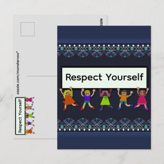 Respecteer Jezelf Postkaart (Voorkant / Achterkant)