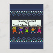 Respecteer Jezelf Postkaart (Voorkant)