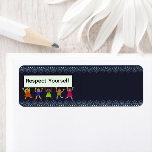 Respecteer Jezelf Retouradreslabel Etiket (Insitu)