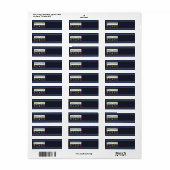 Respecteer Jezelf Retouradreslabel Etiket (Full Sheet)