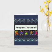 Respecteer Jezelf Wenskaart Kaart (Gele Bloem)