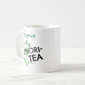 Respecteer mijn gezag koffiemok (Voorkant links)
