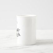 Respecteer mijn gezag porselein kop (Voorkant)