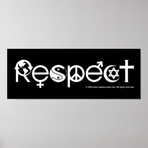 Respecteer Moeder Aarde - Recycle Red de Planeet Poster