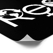 Respecteer moeder aarde - Recyclen de planeet te r Poster (Hoek)