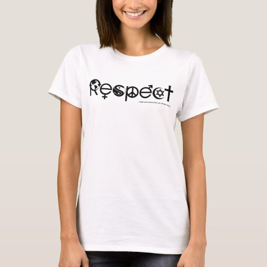 Respecteer moeder aarde - Recyclen de planeet te r T-shirt (Voorkant)