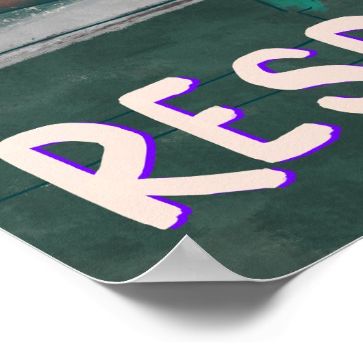 Respecteer ons Poster van arbeid (Hoek)