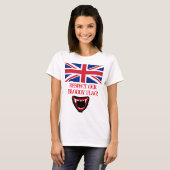 RESPECTEER ONZE BLOODY-VLAG! T-SHIRT (Voorkant volledig)