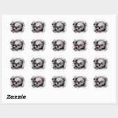 Respecteer onze gevallenen ronde sticker (Vel)