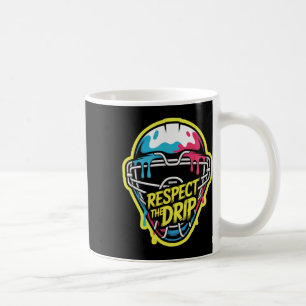 Respecteer The Drip Hockey Keeper Masker IJshockey Koffiemok