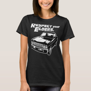 Respecteer uw Euro Classic Car T-shirt