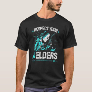 Respecteer uw lassers Fabrication Lassen T-shirt