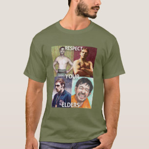 Respecteer uw ouderen (editie Wrestling) T-shirt