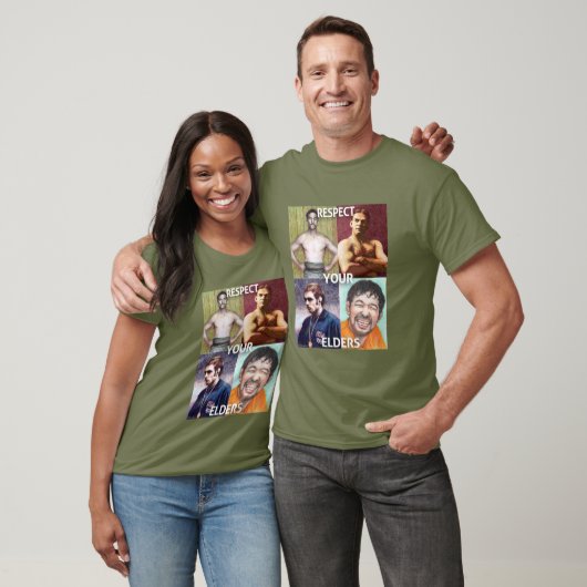 Respecteer uw ouderen (editie Wrestling) T-shirt (Unisex)