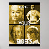 Respecteer uw ouderen (groot poster) poster (Voorkant)