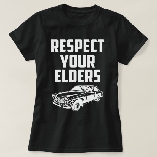 Respecteer uw Ouderen VOLVO P1800 T-shirt (Design voorkant)