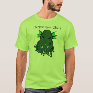 Respecteer uw Shirt van de Ouderen Cthulhu