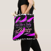Respecteer uzelf | Akte als een Lady Boss Tote Bag (Dichtbij)