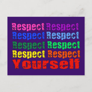 Respecteer uzelf briefkaart