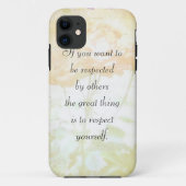 Respecteer uzelf (Dostoyevsky Quote) Iphone 5 Hoes (Achterkant)