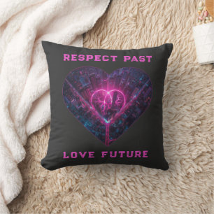 Respecteer Verleden, Liefde Toekomst Design Kussen