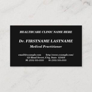 Respecteerbaar, eenvoudig en zakelijk Visitekaartj Visitekaartje