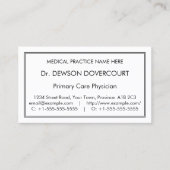 Respecteerbaar, Humble Visitekaartje (Voorkant)