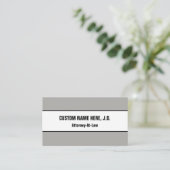 Respecteerbaar, juridisch professioneel Visitekaar Visitekaartje (Staand voorkant)