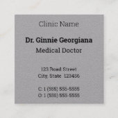 Respecteerbaar medisch professioneel Visitekaartje (Voorkant)