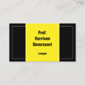 Respecteerbaar, menselijk en professioneel Visitek Visitekaartje (Voorkant)