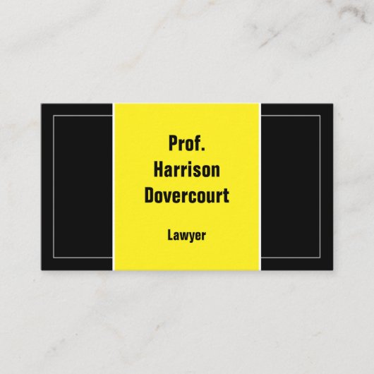 Respecteerbaar, menselijk en professioneel Visitek Visitekaartje (Voorkant)