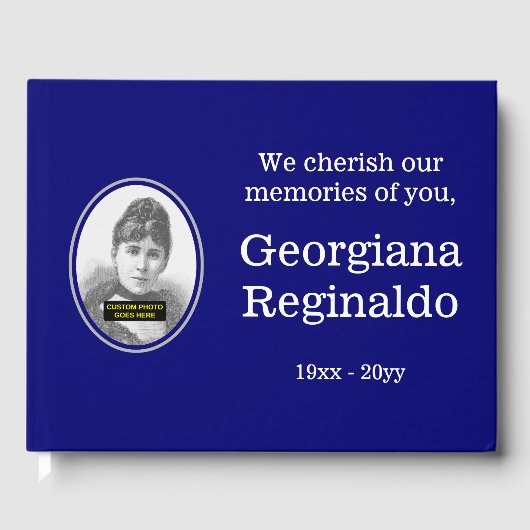 Respecteerbare, Basic Condoléances Guestbook Gastenboek (Voorkant)