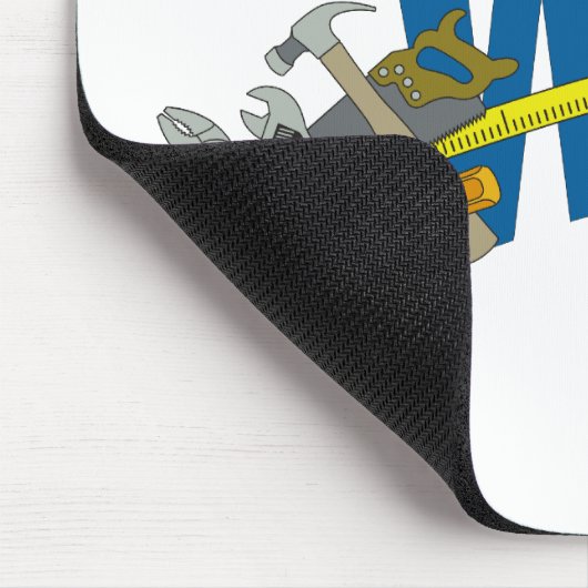 Respecteerbare workholic uitspraak muismat (Hoek)