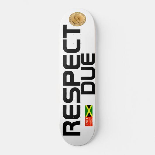 RESPECTEREN DUE Skateboard (Voorkant)