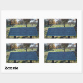 Respectteken Rechthoekige Sticker (Vel)