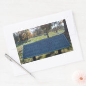 Respectteken Rechthoekige Sticker (Envelop)