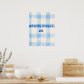 Respectvol, Nee Poster (Keuken)