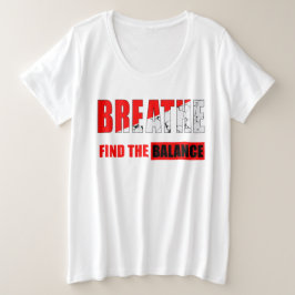 Respira y encuentra el equilibrio Camiseta Grote Maat T-shirt