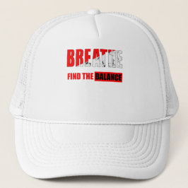 Respira y encuentra el equilibrio trucker pet