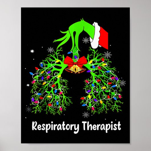 Respiratoir therapeut Istant Rt Care Kerst Therapi Poster (Voorkant)