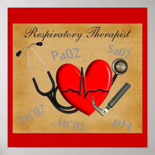 Respiratoir Therapist Art Poster